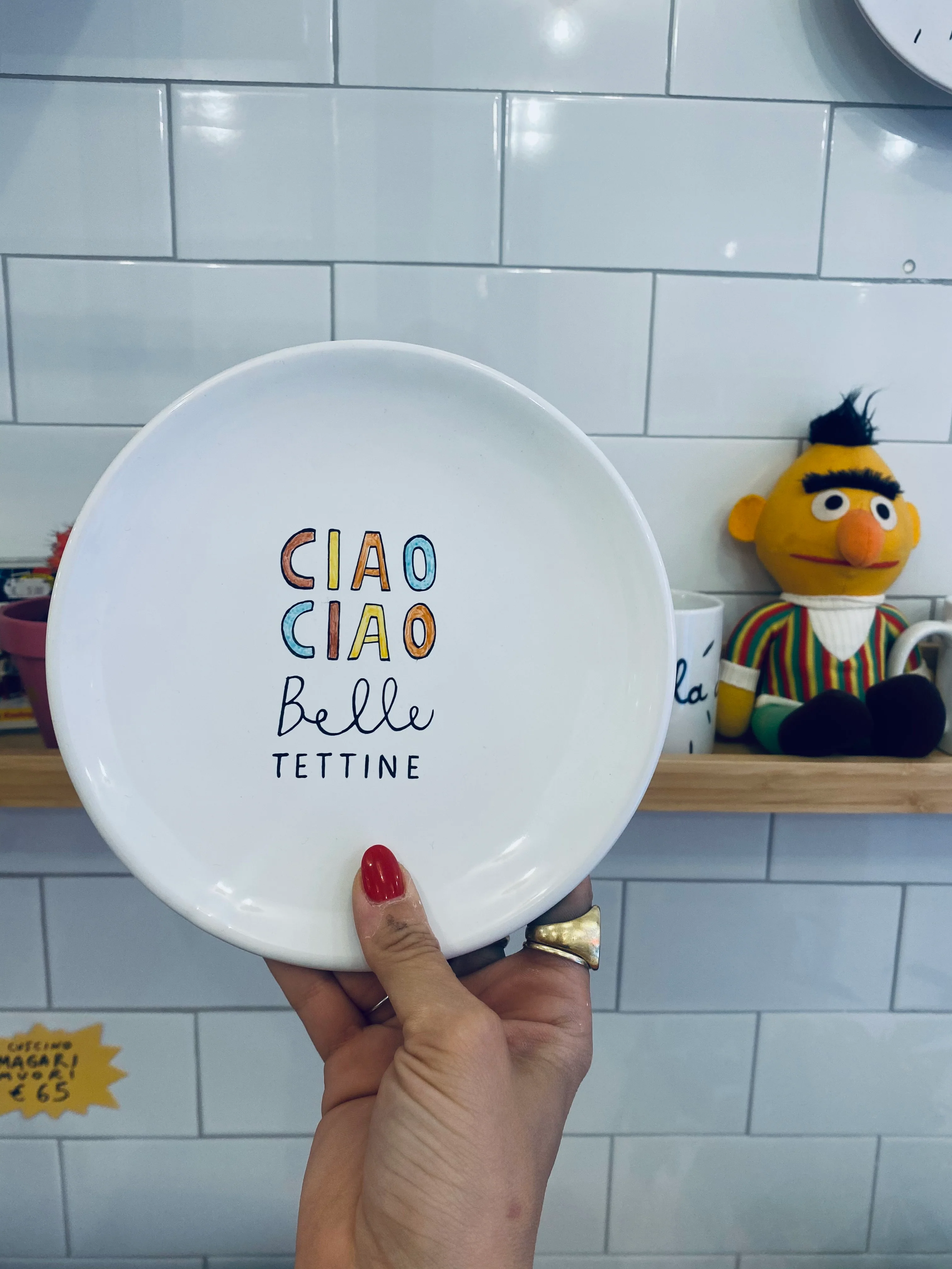Ciao ciao belle tettine _il piattino